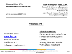 Gliederung - Universit&auml;t zu K&ouml;ln