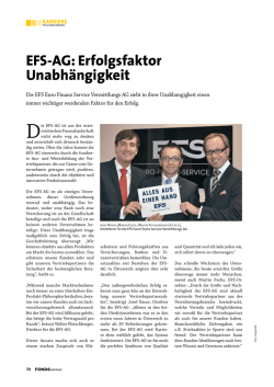 eFS-aG: erfolgsfaktor Unabh&auml;ngigkeit