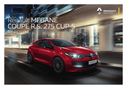 Renault MEGANE COUPE R.S. 275 CUP S