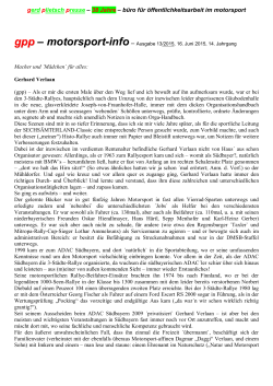 gpp - motorsport-info - gerd plietsch presse