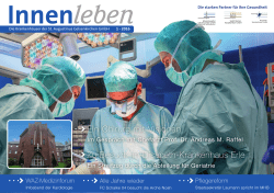 Ein Chirurg mit Visionen Zu Besuch im Elisabeth