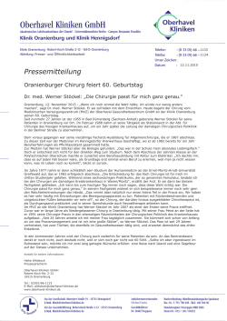 - Oberhavel Kliniken GmbH