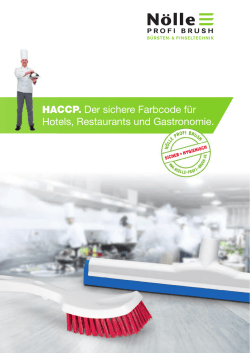 HACCP. Der sichere Farbcode f&uuml;r Hotels