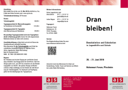 Dran bleiben!