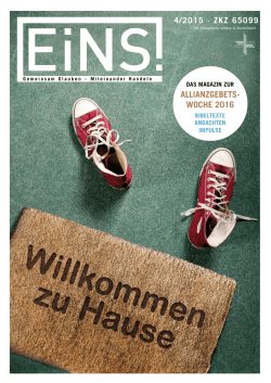 EiNS-Magazin 4/2015 - Deutsche Evangelische Allianz