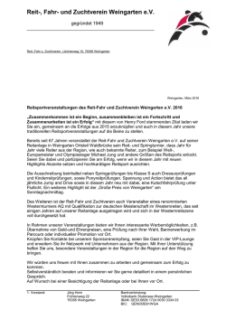 Reit-, Fahr- und Zuchtverein Weingarten e.V.