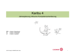 Karibu 4 Jahresplanung