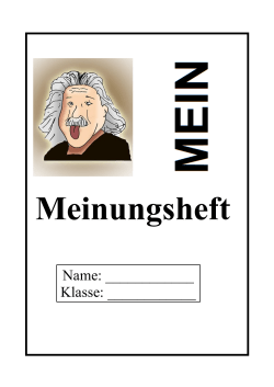 Meinungsheft