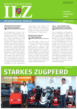 Informations-Service 10-2015
