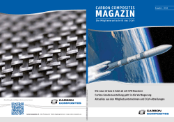 Carbon Composites Magazin, Die Mitgliederzeitschrift