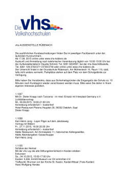 Herbstsemester 2015