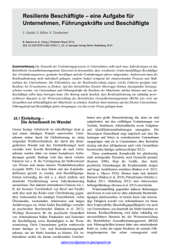 Artikel-Download - Arbeit im Gleichgewicht