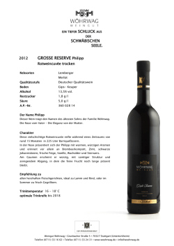 GROSSE RESERVE Philipp