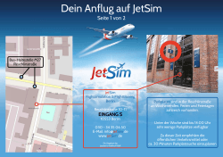 Dein Anflug auf JetSim