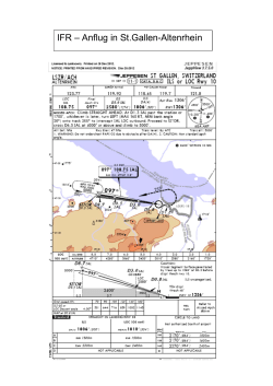 IFR – Anflug in St.Gallen