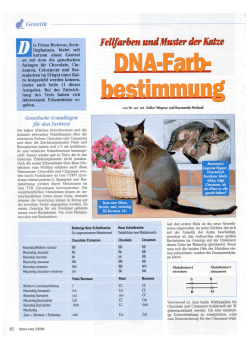 DNA-Farbbestimmung