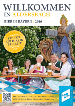 WILLKOMMEN - Bier in Bayern
