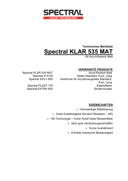 Spectral KLAR 535 MAT