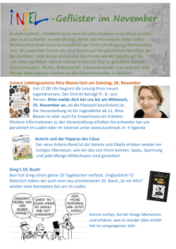 Geflüster im November