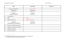 Synopse MBO / Entwurf MBO Stand: 12.10.2015 MBO Entwurf MBO