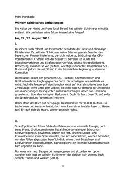 ein kritischer Vermerk. Erstdruck in der taz, 22.08