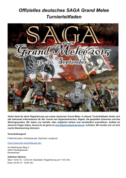 Deutsches SAGA Grand Melee 2015
