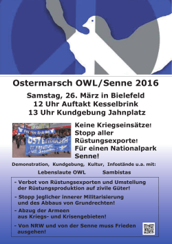 Ostermarsch OWL/Senne 2016