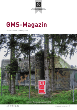 GMS-Magazin - GMS