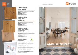 Herbstaktion Landhausdielen