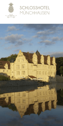 Hausbrosch&uuml;re - Schlosshotel M&uuml;nchhausen