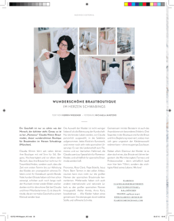 Ein wundervoller Beitrag &uuml;ber unsere Boutique