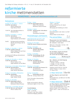 reformiert.lokal Nr. 12/2015