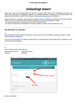 Anleitung zum Login - Jodel