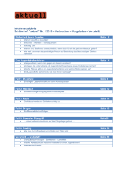 Verbrochen – Vorgeladen – Verurteilt