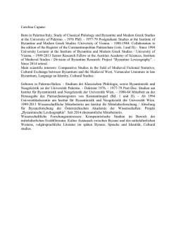 Carolina Cupane - Österreichische Akademie der Wissenschaften