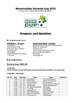 Spielplan WW- Keramik-Cup 2016 1