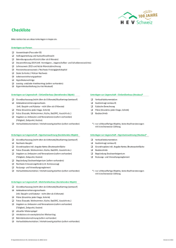 Checkliste - HEV