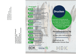 Drucken - BDK Saarland