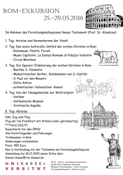 Rom-Exkursion 25.
