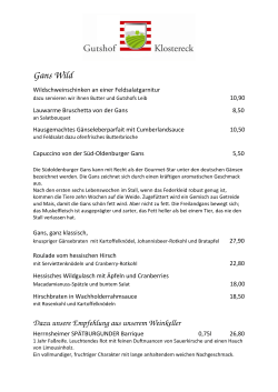 Gans Wild - Gutshof Klostereck