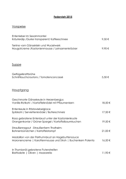 Dreierlei vom Milchkalb - Ringhotel NASSAU