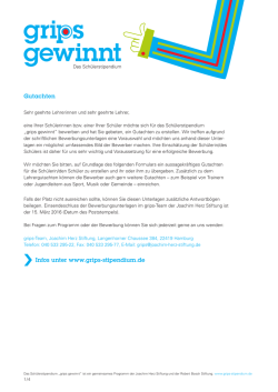 Gutachten - Grips gewinnt
