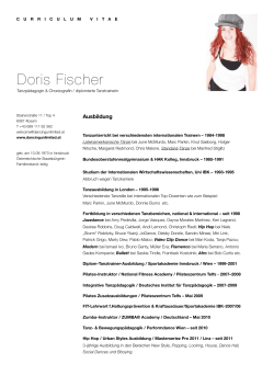 Doris Fischer - Dancing Unlimited