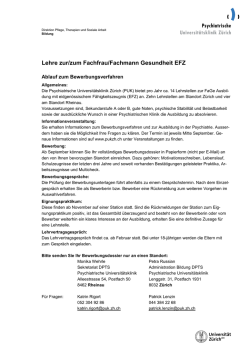 Dokument ohne Titelseite - Psychiatrische Universit&auml;tsklinik Z&uuml;rich