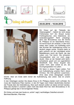 Ein Kreuz auf der Titelseite der Osterausgabe? &ndash; Geh&ouml;rt da nicht