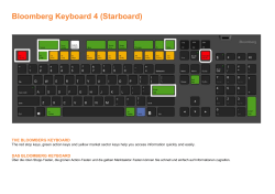 Bloomberg Keyboard 4 (Starboard)