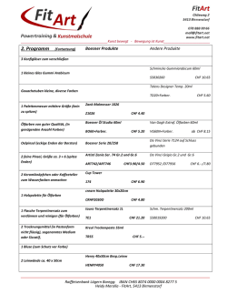 2. Programm (Fortsetzung)