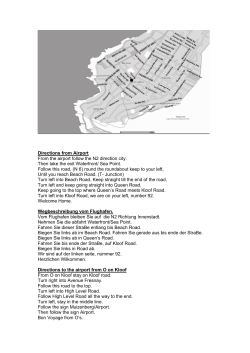 Directions from Airport