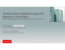 Performance-Optimierung mit Memory-Techniken