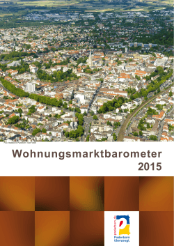 Wohnungsmarktbarometer 2015